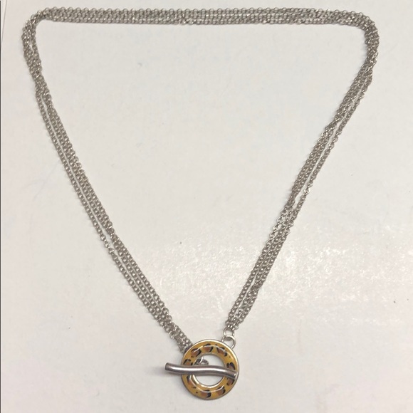 Estate David Sigal CA 925 STERLING Toggle Necklace - Picture 2 of 6